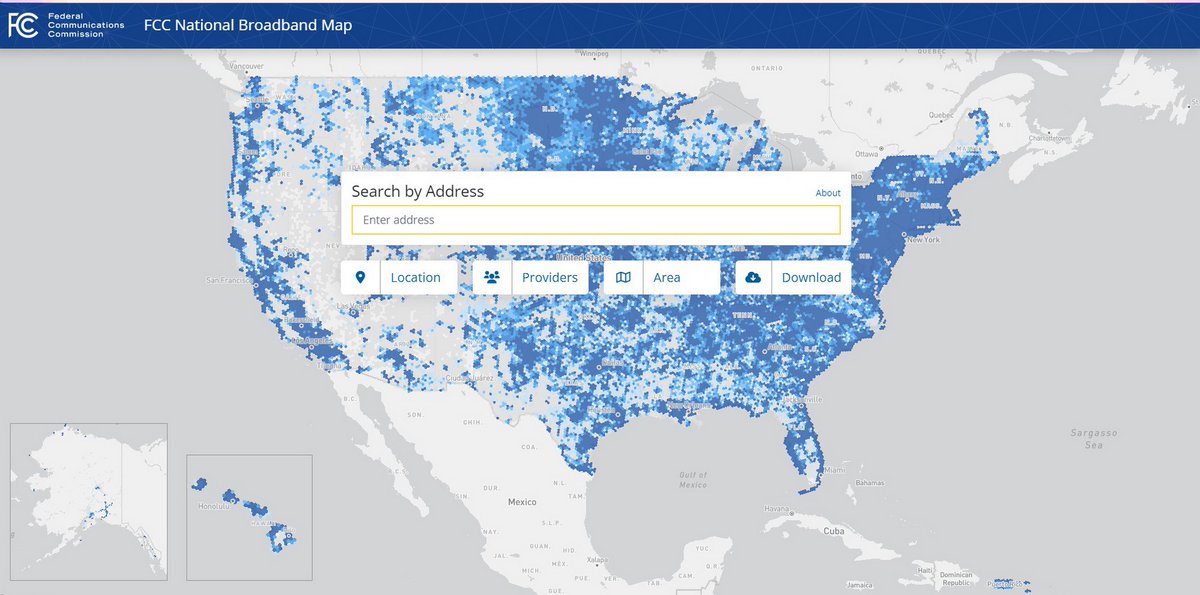 ecodevokitsap's tweet image. This map attempts to show where internet service is and is not available for every location in the country. The accuracy of this information is critical to the future of broadband in the state.

Click the link to learn why it should matter to you: kitsapeda.org/news/p/item/47….