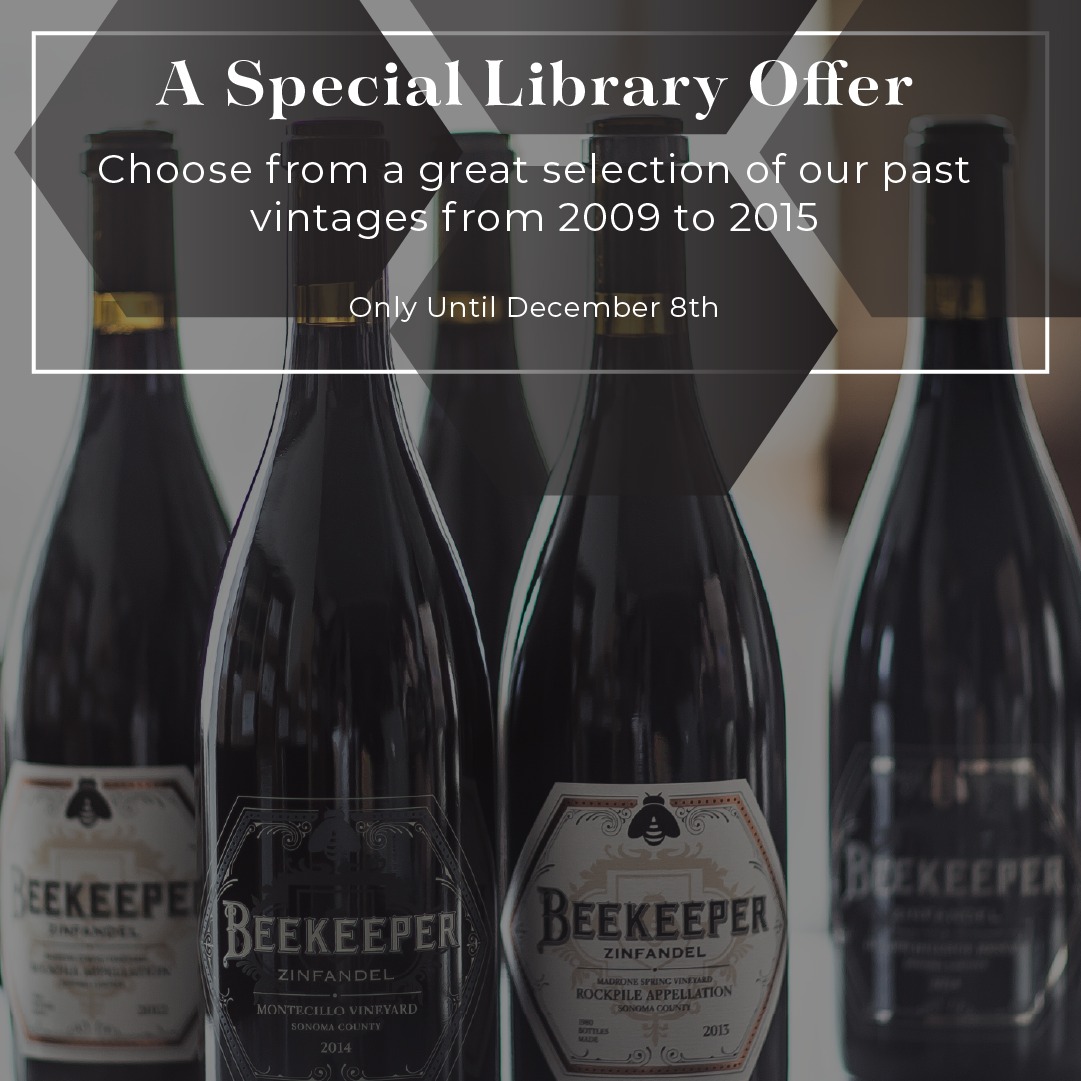 beekeepercellar's tweet photo. Our Holiday Library Offer closes tonight at 10 PM PST.

Last chance to collect your favorite Beekeeper Cellars vintage, only at https://t.co/fBrYVbG9A4 https://t.co/oRiIikxPh0