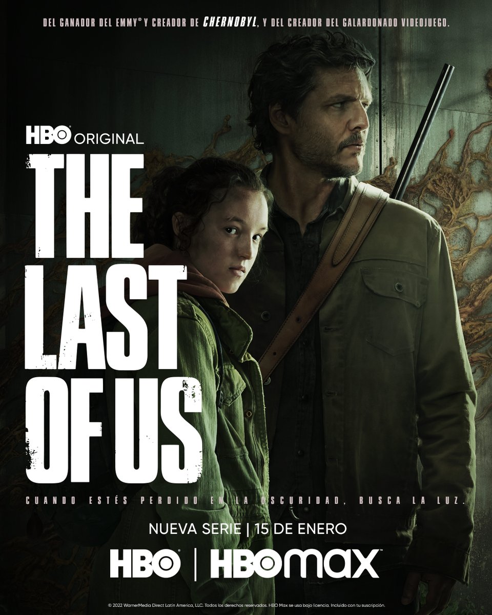 HBOMaxLat's tweet photo. Cuando estés perdido en la oscuridad, busca la luz. 
#TheLastofUs estrena el 15 de enero en @HBOLAT  y 
#HBOMaxLA https://t.co/S11EzJCUWK