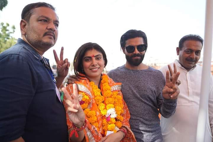 Hardik badhai ❤️🙏<a href="/rivabajadeja/">Rivaba Ravindrasinh Jadeja (Modi Ka Parivar)</a>