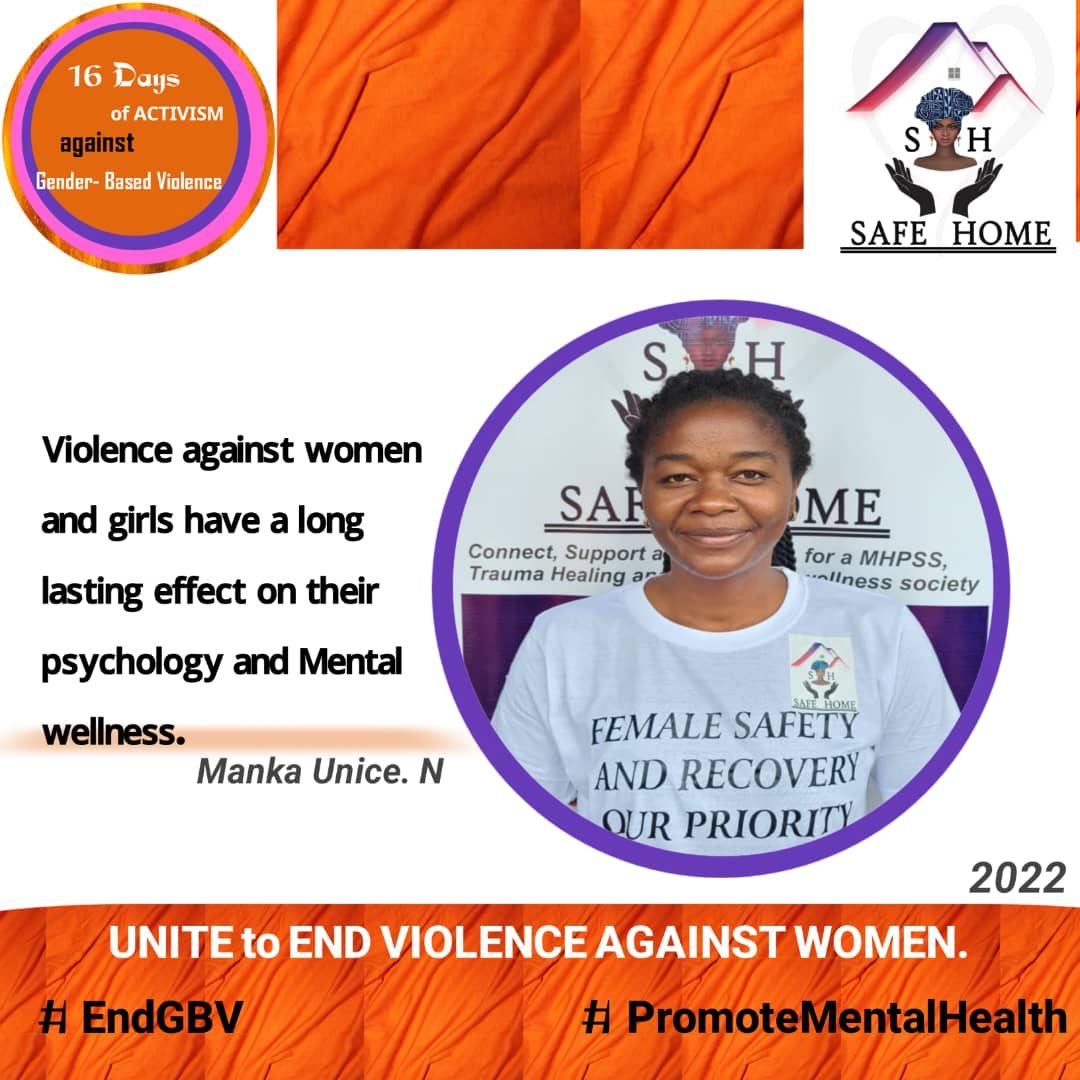 SafeHomeCMR's tweet photo. #EndGBV and #PromoteMentalHelath https://t.co/0GfFXhWhuL