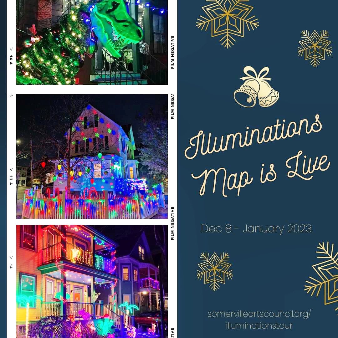 The Illuminations Map is LIVE ! Plan your routes for a lit self-guided tour of the brightest holiday displays around Somerville!

Check out the map here and other SAC activities:
somervilleartscouncil.org/illuminationst…