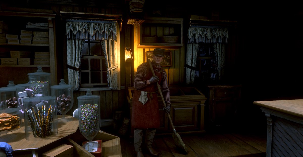 Winchester_Inn's tweet photo. Player Spotlight!

Brent Taylor - owner of Taylor’s General Store in Rhodes, farmer, rancher, and chef extraordinaire!

“My favorite thing about The Winchester Inn is the community. The staff and devs will do everything in their power to take community feedback to improve and - https://t.co/Gyu4cxrx8U