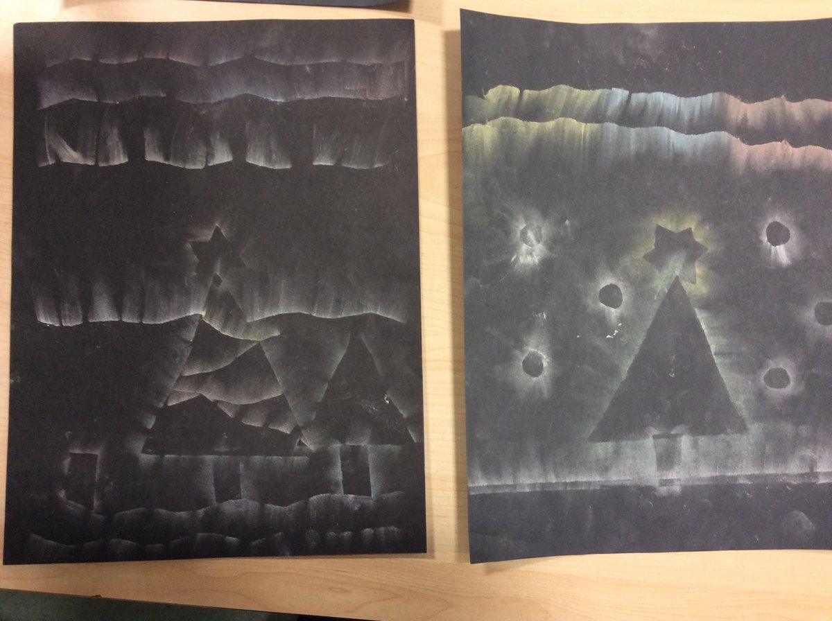 MrNicholP3's tweet photo. Today, P3 created some christmas themed art using chalk. https://t.co/ByyAYD4bij