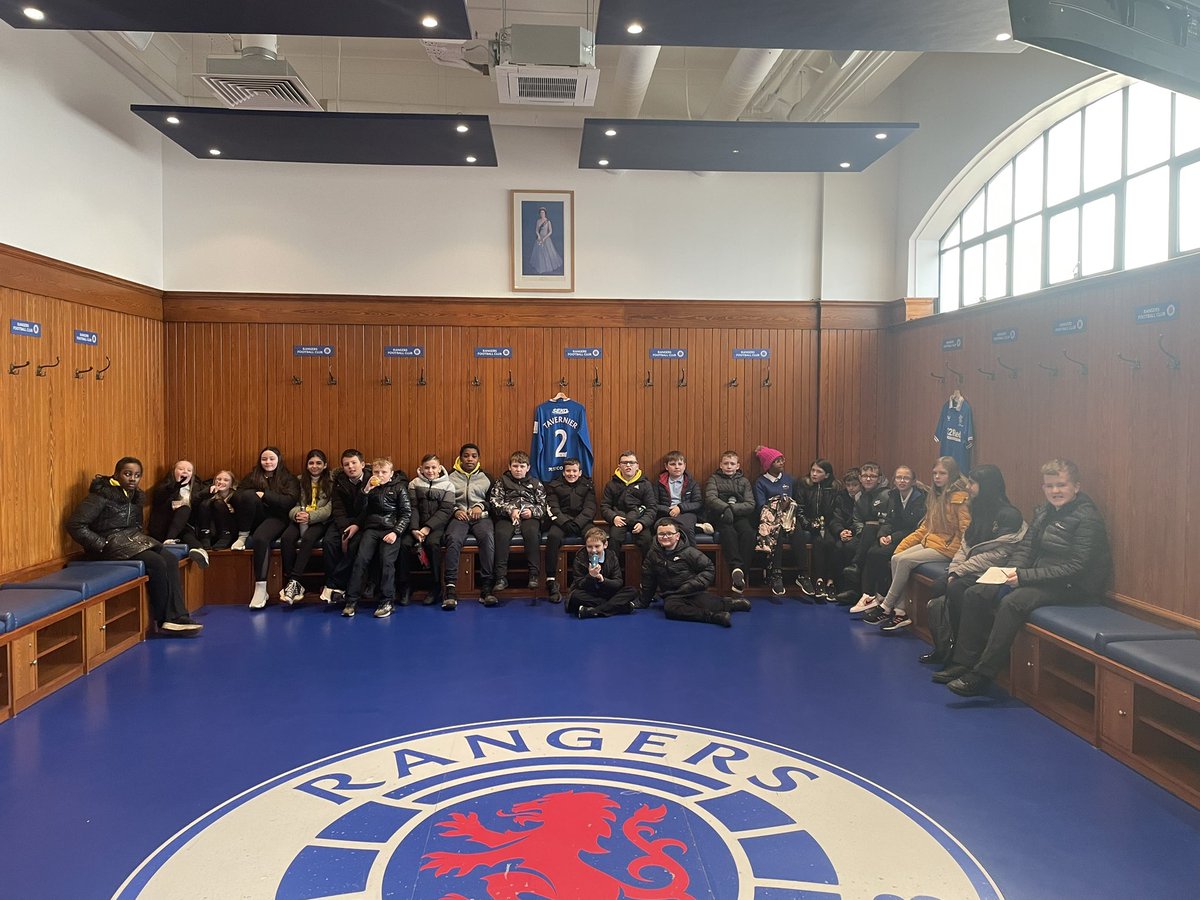 JamieMcM99's tweet photo. What a day with our Enhanced Transition group. A trip to Ibrox Stadium today for a tour💙. Amazing experience for our young people👏🏼. #TeamWhitehill🏆 #Transition @MsAndersonDHT @jamie57539237 @RFC_Charity. https://t.co/erKuP5YYnq