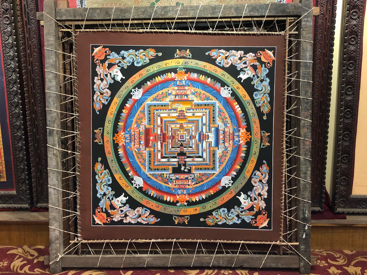 lama_thanka's tweet photo. Kalachakra “Cycle of Time”.

#Mandala #Universe #stupa #circleoftime #enlightenment #body #speech #mind #5elements #kalachakra #kalachakramandala #thangka #thankapainting #lamathankapaintingschool #himalayanart #livingheritage #heritage #mindfullness #compassion #buddhahood https://t.co/NR7FBBchQB