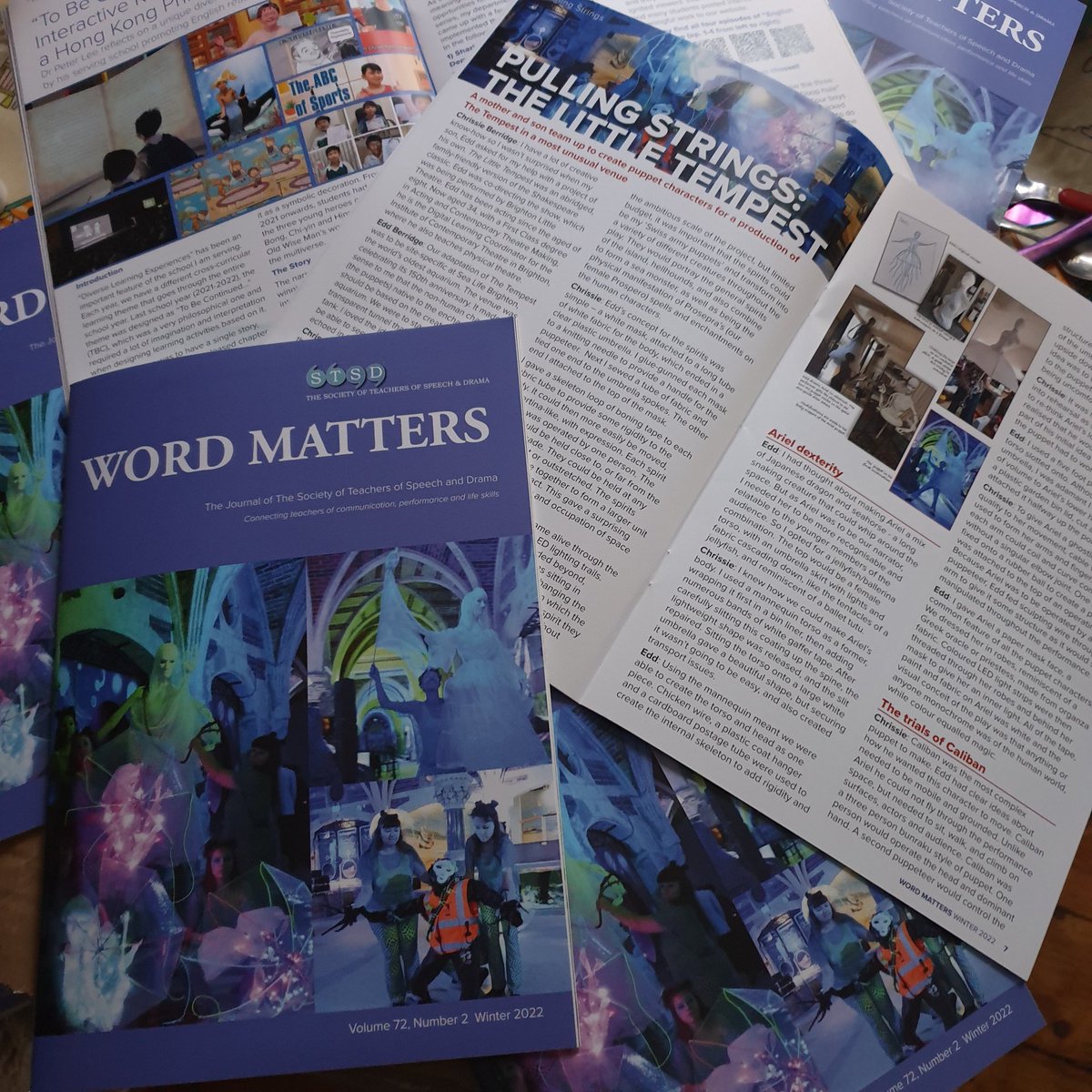 thestsd's tweet photo. Word Matters has been printed.  Have you got your copy.  #drama  #dramateachers  #wordmatters  #journal https://t.co/mvKRYxh2n3