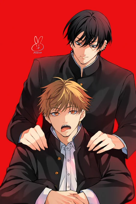 デンジと吉田ヒロフミ#チェンソーマン #chainsawman 