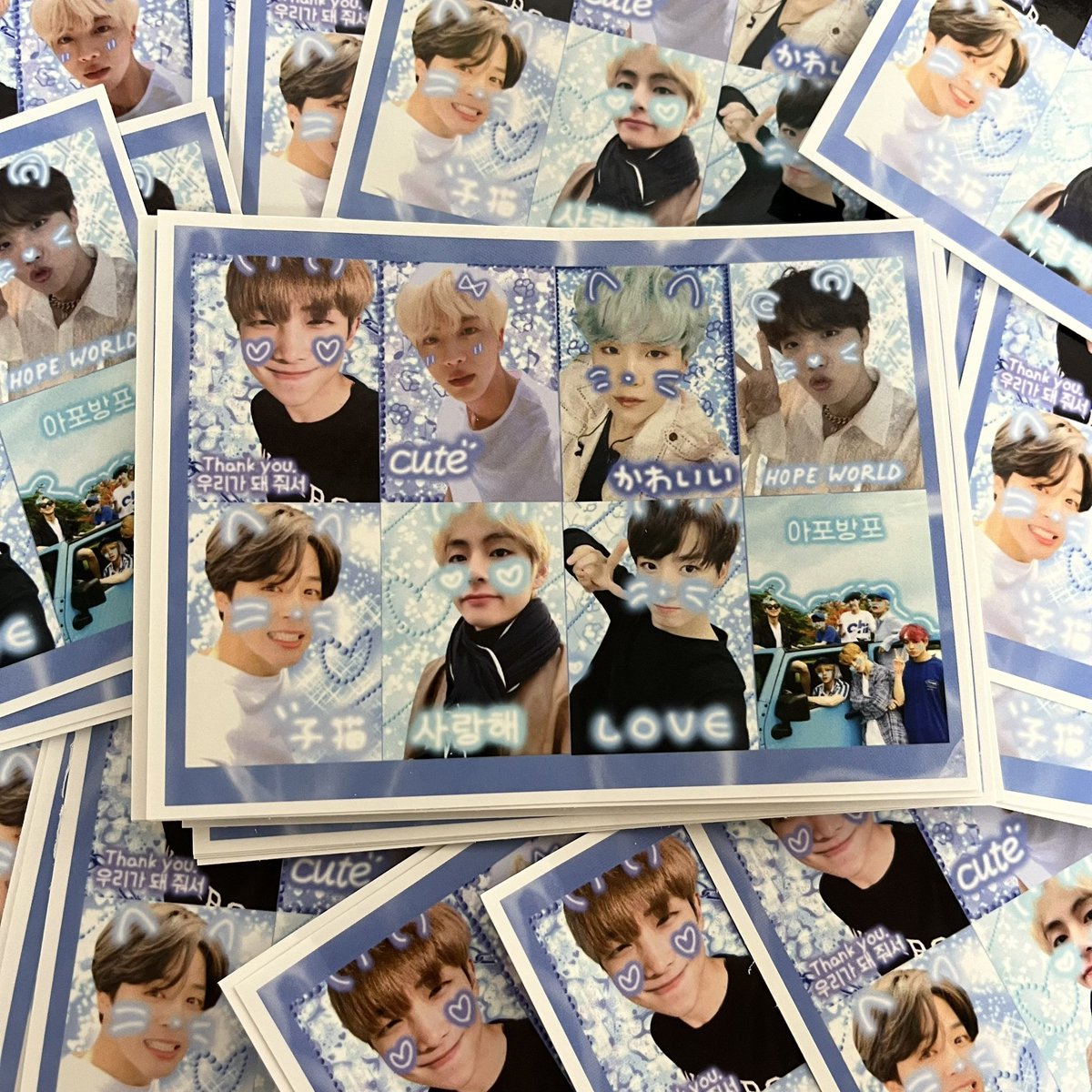 #RT 알티추첨 한분께 프리쿠라 한세트를 보내드려요!! 

- 10장 1set ( 0.1 ) | 뎀 주세요 🫶🏻

- 번장 : 정호석알라뷰