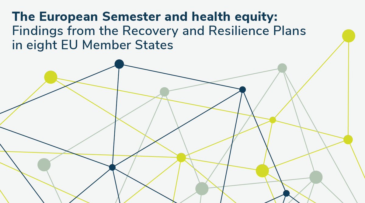 EuroHealthNet's tweet photo. How do EU funds help promote equality &amp; resilience?

Today we launch our 2022 European Semester analysis, gathering insights from interviews with 24 experts🇧🇪🇦🇹🇫🇮🇫🇷🇮🇹🇱🇹🇪🇸🇸🇪 on the use of the Recovery and Resilience Facility for public health.

Have a look! https://t.co/91tRP1yZnv https://t.co/bB6hOlzJLn