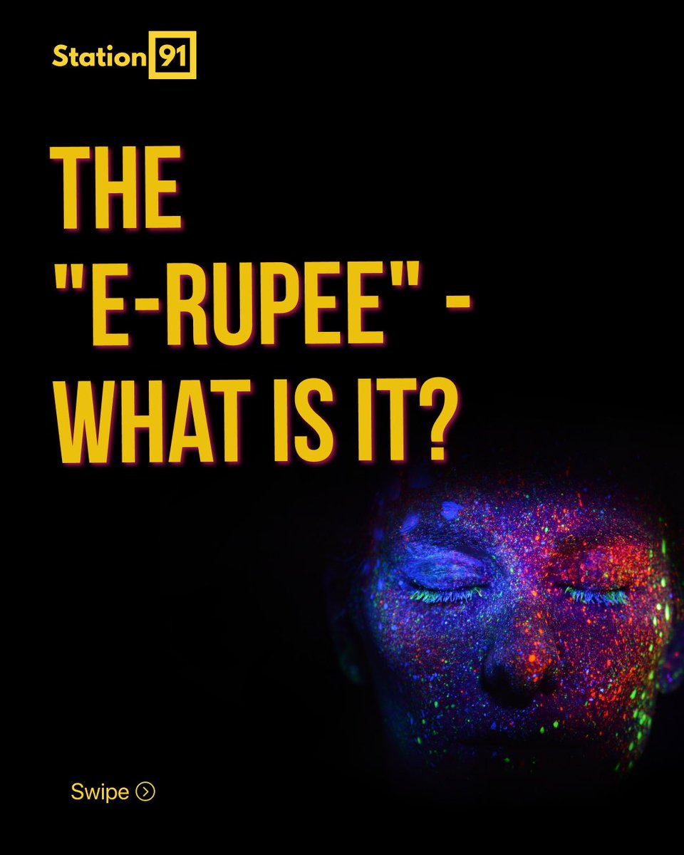 Station91in's tweet photo. The Digital Rupee (e₹) or eINR or E-Rupee is a planned digital version of the Indian Rupee, to be issued by the Reserve Bank of India (RBI) as a central bank digital currency (CBDC).
Follow @station91.in for more such content
#station91 #digitalrupee #investing #stockmarket https://t.co/rrzxJzArtv