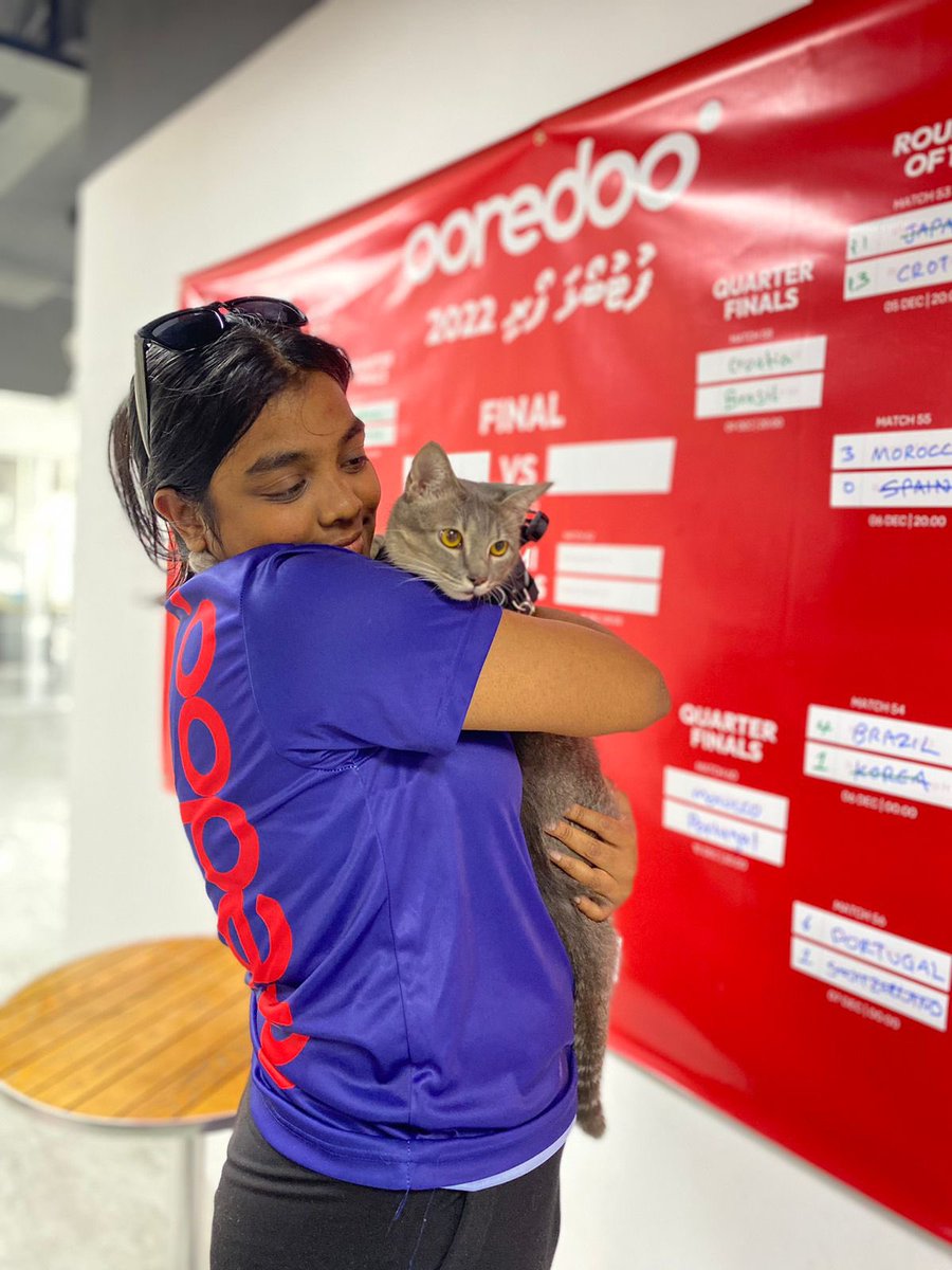 We bought our pets to work today. All the fur babies & birds were so so cute ☺️ 🐈 🐦 @OoredooMaldives #bringyourpettowork