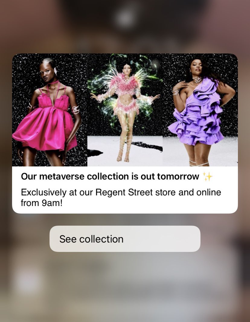 rachel_arthur's tweet photo. And yet another example of a metaverse collection announced yesterday (and live today) from @hm. Honestly… https://t.co/5CbldeY8BR