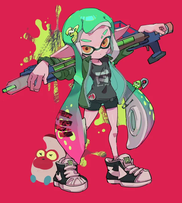 #Splatoon3 R-PENばきばきに色塗るの楽しいなぁ 