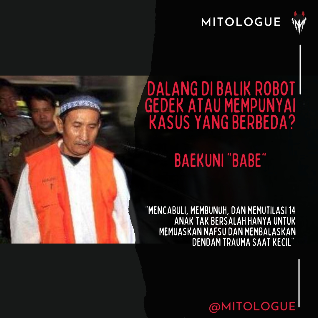 mitologue's tweet photo. "Mencabuli, membunuh, dan memutilasi 14 Anak tak berdosa hanya untuk memuaskan Nafsu dan membalaskan dendam trauma masa kecil"

~A THREAD~

Dalang di balik kasus Robot Gedek?

@JeroPoint @IDN_Horor @ceritaht #ceritahorror #ceritamisteri https://t.co/WymrTdv2AS
