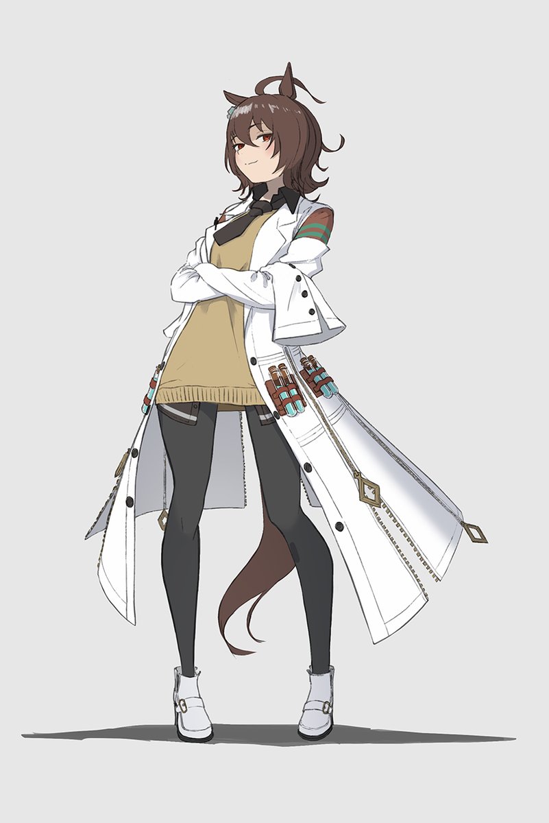 アグネスタキオン(ウマ娘) 「さすがタキオン #今年も残りわずかなので今年一番伸びた絵を貼る見た絵描きさんも強」|やくぱんのイラスト