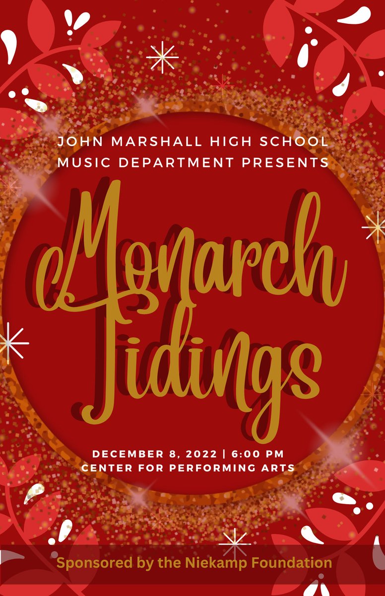 MCSWV's tweet photo. ICYMI: Tonight at 6:00 in the JMHS CPA “Monarch Tidings” will feature Concert Band, Steel Band, Concert Choir, Monarch Choir, Chamber Orchestra, String Orchestra and Symphony Orchestra.

Maria Evans and Ella Huynh will emcee, and @WJMHMedia will record the event for broadcast. https://t.co/ZSKIAofmSI