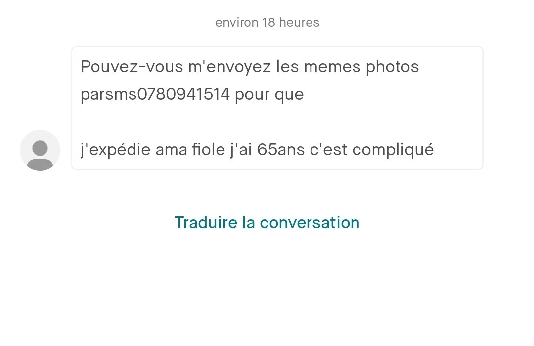 solangedu03's tweet photo. ⚠️ Attention arnaque Vinted ⚠️

Vous demande de payer via PayPal, que la transaction a été faite mais que ça n'a pas marcher et qu'un opérateur de PayPal va vous appeler.... Ce qui est bien sûr faux. https://t.co/IreUzJggP5