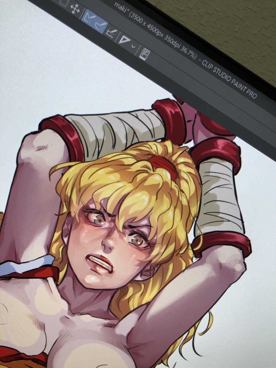 途中。
今月半ばくらいまでには完成させたいところ。 