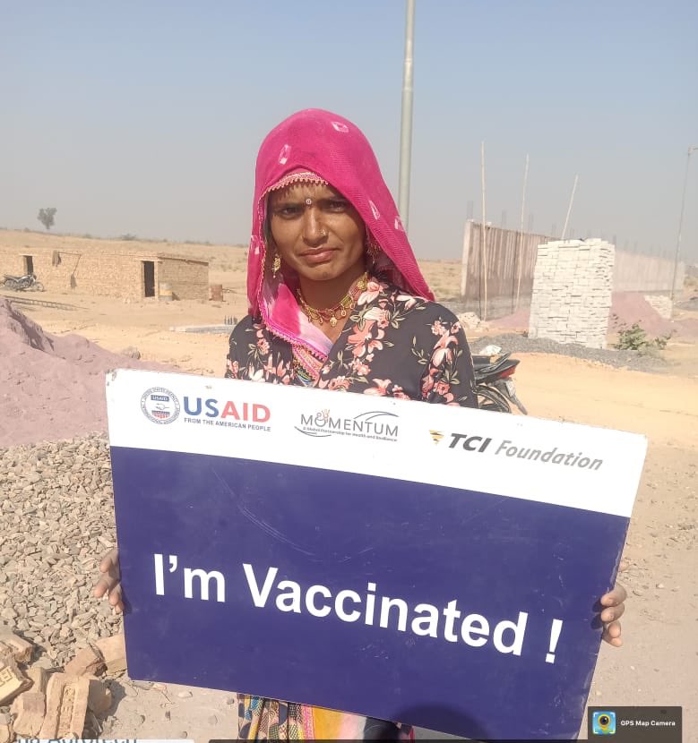 tcifindia's tweet photo. Benificery showing their #COVID19 vaccination status from different geographical locations in India. Moving from vaccine hesitancy to vaccine acceptance. @JSIhealth @USAID_MOMENTUM @GlobalFund @ETHealthWorld @WHO @TCILGroup @HPCL @gavi @ficci_india https://t.co/Z3DCj7uJMZ