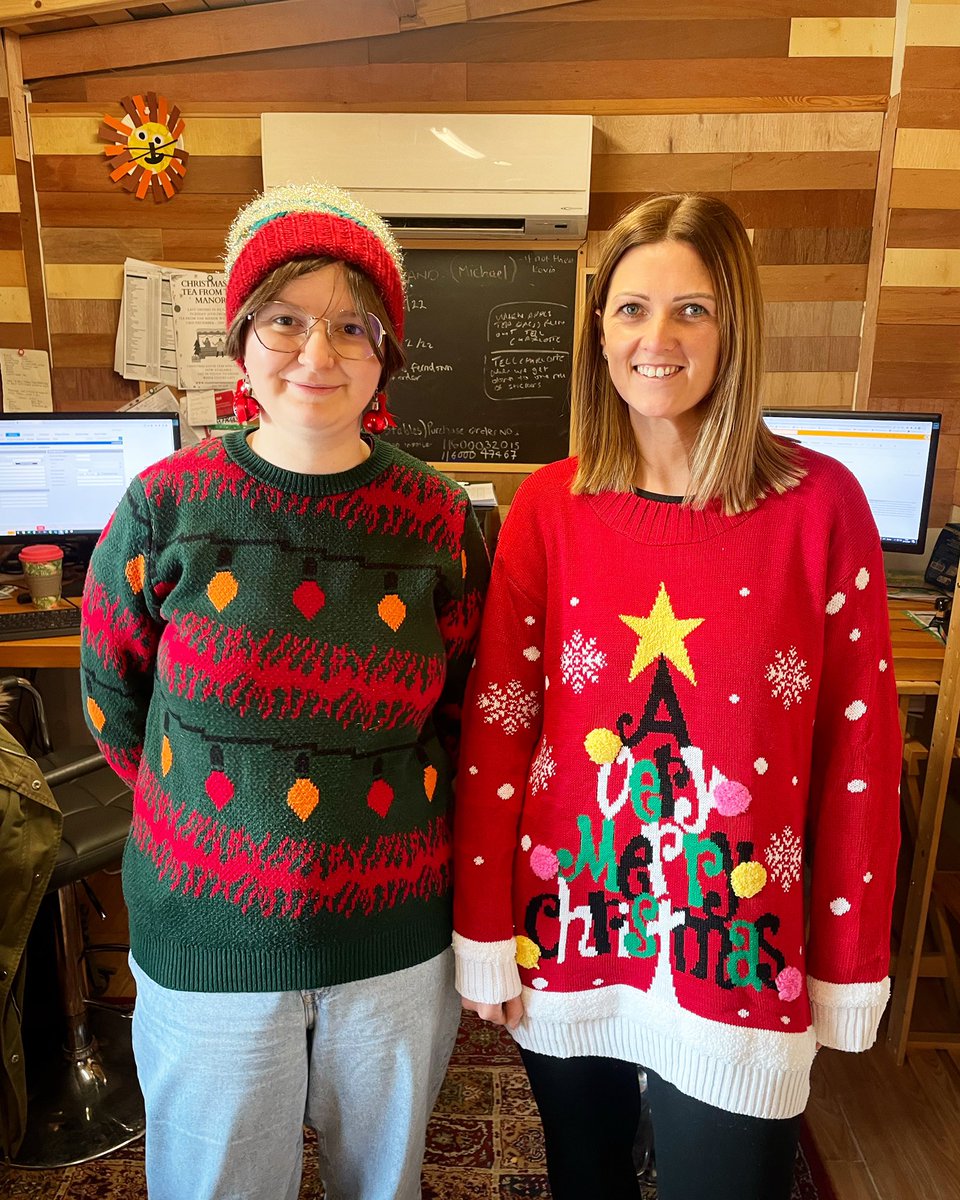 Our wonderful ladies in the office celebrating Christmas Jumper Day! We will be donating to <a href="/savechildrenuk/">Save the Children UK</a> Are you wearing your Christmas jumper today?