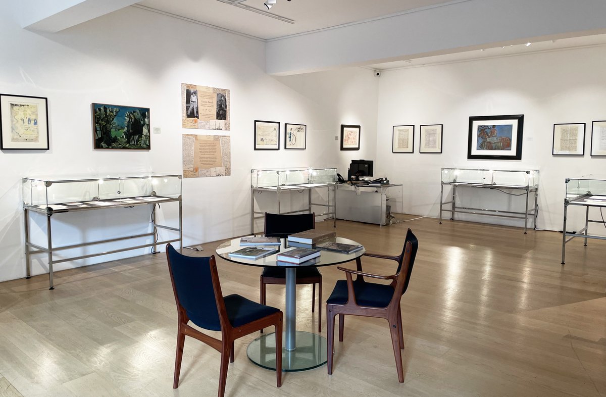 Wishing a happy 100th birthday to Lucian Freud, born on this day in 1922. 

@OsborneSamuel’s current exhibition ‘Lucian Freud: Illustrated letters to John Craxton’ celebrates the centenary year of both British painters. On view at 23 Dering Street, London until December 16.