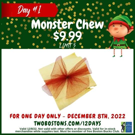 twobostons's tweet photo. 🐶 Grab this MONSTER of a chew deal - Today Only! - https://t.co/d610OZvRM1 https://t.co/16g06cgGSt