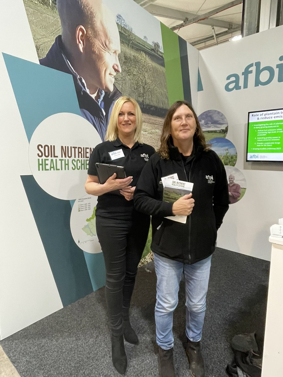 The Soil Nutrient Health Scheme is at the #RUASWinterFair answering queries on the Scheme.  If you are coming to the @EikonExhibition drop by and talk to the team who would be happy to update you. #SNHS_NI #SoilHealth #soilnutrients #soilscience #CarbonCapture #AFBIScience