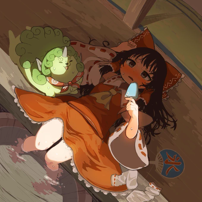 #今年も残りわずかなので今年一番伸びた絵を貼る 今年の夏は暑かった!!! 