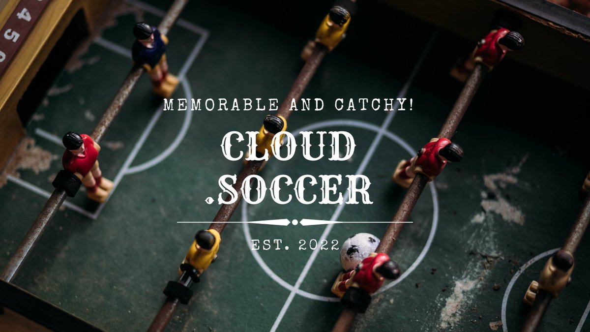 Cloud.soccer for sale on Sedo/dan!
Memorable and catchy!!
Best suited for use in the online industry
For example
Live Sports
Sports event services

#domainsforsale <a href="/sedo/">Sedo</a> #domains #websites #blogger #onlinebusiness #seo #MarketingStrategy #game #web3 #Metaverse #cloud