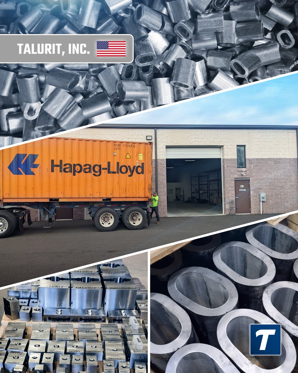 TALURIT's tweet photo. Our new subsidiary Talurit, Inc. in the United States has now stocked up on a variety of machines, consumables &amp; spare parts. 👌 With even more products on its way they are now fully up &amp; running - ready for business! ✔️ https://t.co/DEmYEXLurx #Talurit #wirerope #ferrule #swager https://t.co/QBa8f299aA