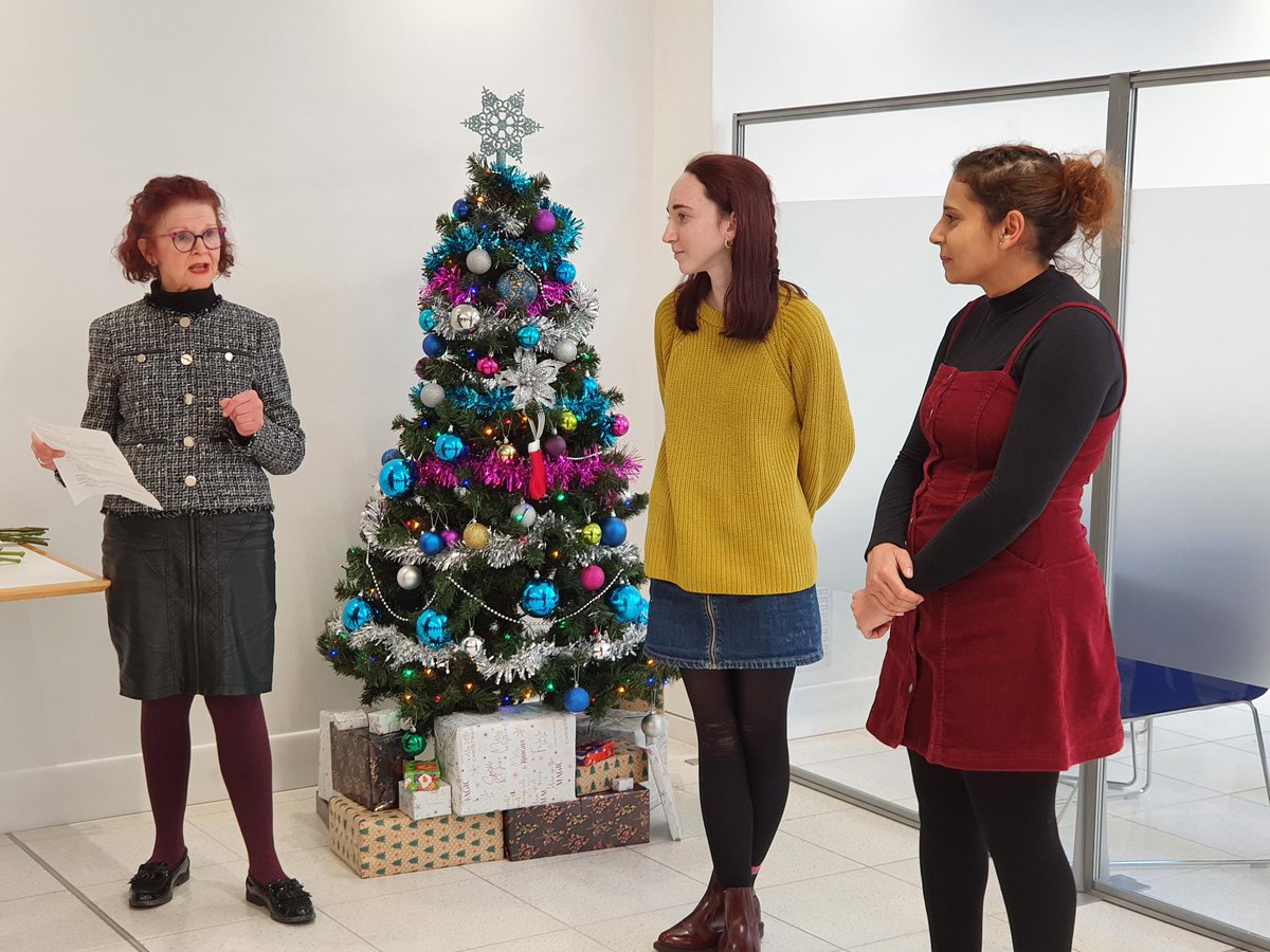 The_HCPC's tweet photo. We were delighted to welcome our Student Competition winner @SLT2beVicky from @UniofNewcastle and runner-up Nikki from @MyBCU to our offices to receive their prizes from our Chair of Council @ChristineAE_  👏👏👏

@BCUHELS @SLSncl https://t.co/Ci3jDDjD46