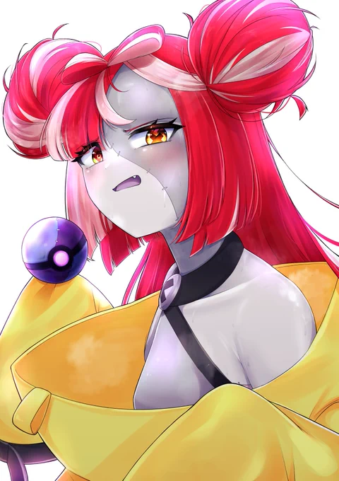 Ollie cosplay as Iono, but it's a bit hot here#graveyART 