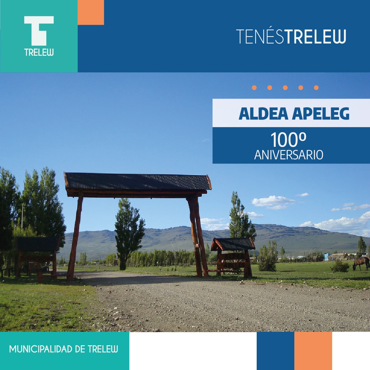 TWAMADERNA's tweet photo. ¡Feliz centenario a los vecinos y autoridades de Aldea Apeleg!
En su día brindamos por seguir uniendo a Chubut. https://t.co/8uqY4h2Bwa