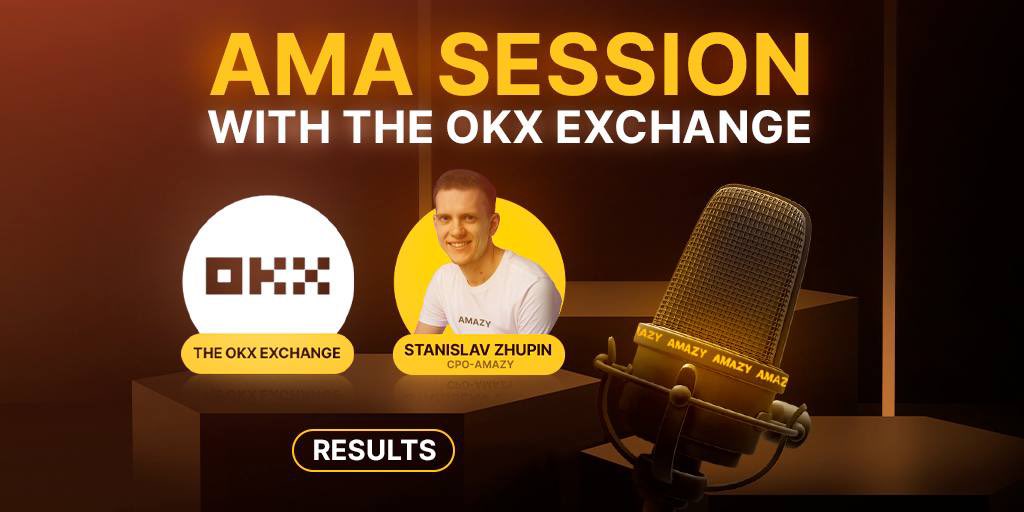 🎙 AMA session results Friends, the AMAZY team and the OKX exchange had a busy text session on 7 December! Thanks to everyone who attended! We have prepared a full article: cutt.ly/I0wwrsD #AMAZY