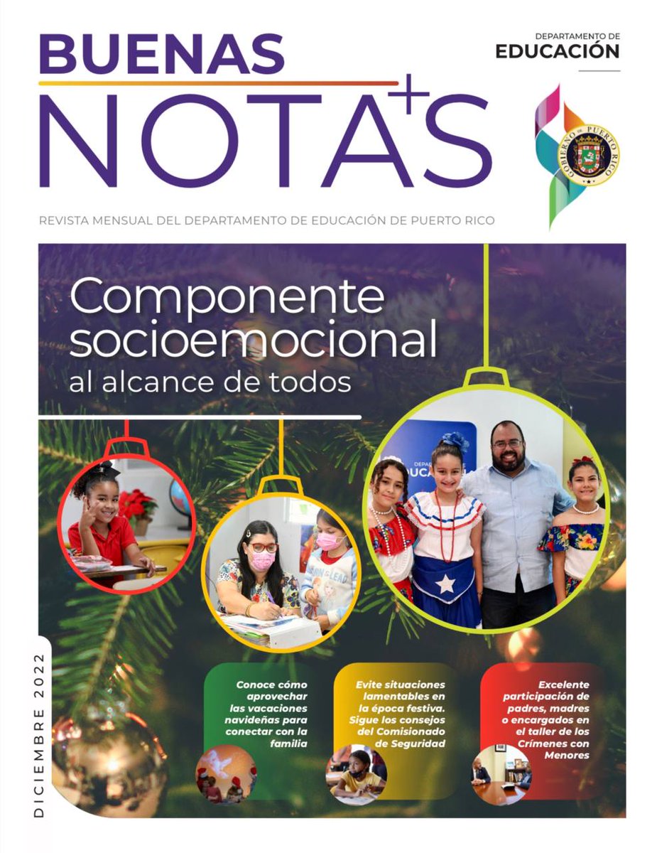 En la nueva edición de Buenas Notas encontrará información importante sobre el componente socioemocional de la agencia. Accede a: bit.ly/3PcToMM