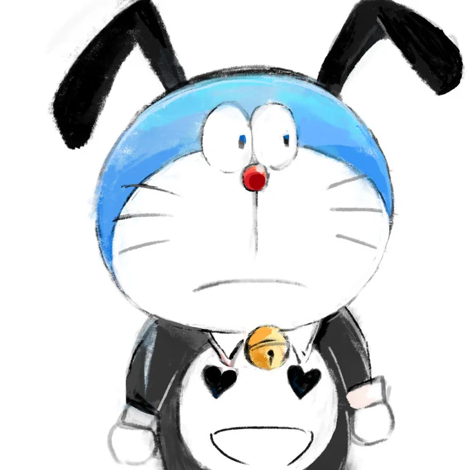 逆バニーの日 #ドラえもん 