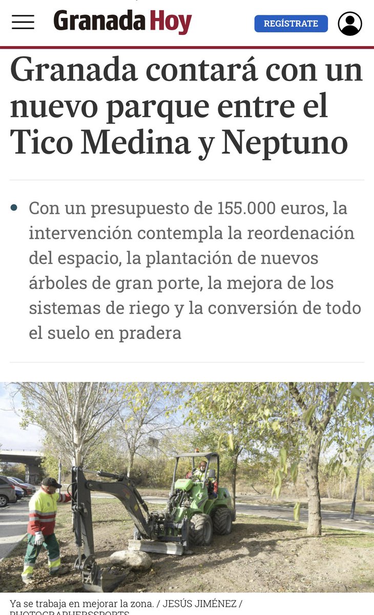 jacobocalvo's tweet photo. En esta semana rara de festivos, #Granada sigue funcionando con inteligencia. Estamos trabajando en la recuperación de un nuevo parque en la ciudad, en la calle Eudoxia Piriz, entre el parque Tico Medina y el parque FGL, #DistritoRonda.
Esta actuación tiene 4 claves:
👇hilo https://t.co/6pbPeEz1Sf