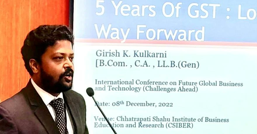 GK2627's tweet photo. It gives me immense pleasure to share with you that my Research Paper "5 Years of GST : Look Back & Way Forward' has been selected for presentation at International Conference at #CSIBER
#gst #gstindia #gstupdates #easyGST4U https://t.co/FtsIdTjqZO