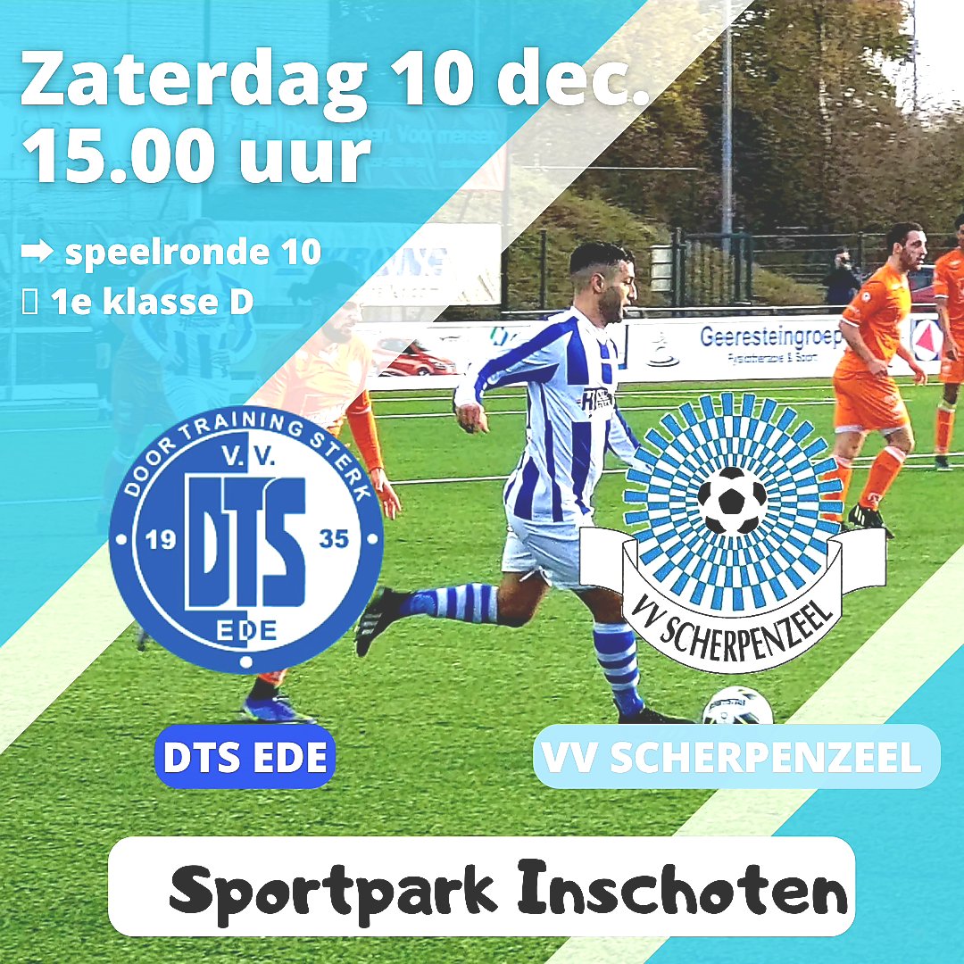 vvszeel1918's tweet photo. Zaterdag staat een mooie op het programma in de 1e klasse D. Koploper Scherpenzeel gaat op bezoek bij nummer 3 in de stand @DTSEde
Wij hopen op een grote supportersschare om onze Blauwwitten te ondersteunen 🔵⚪️
Tot zaterdag 💪
#vvscherpenzeel
#Scherpenzeel
#Ede
#dtsede https://t.co/Pap8dvGazN