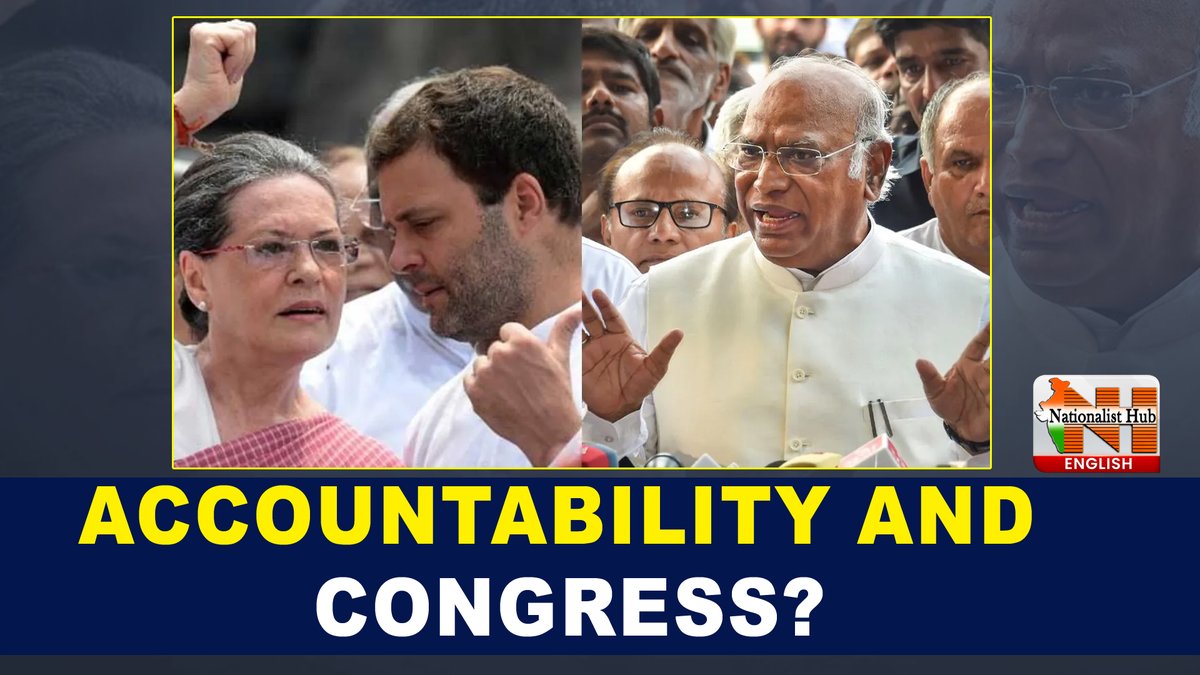 NationalistHub's tweet photo. Kharge Demands Accountability, Except From Sonia and Rahul | @kochattil | Nationalist Hub English
#kharge #SoniaGandhi #RahulGandhi
#talkingstraight #sureshkochattil
#congress
👉https://t.co/naPTcjZgpg https://t.co/vyCPtaTeTu