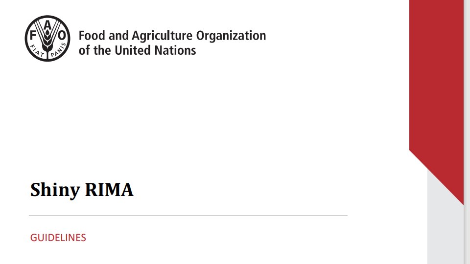 drskid's tweet photo. Happy to share Shiny RIMA guidelines in English! French, Spanish, and Arabic versions will follow. Have a look! #RIMAteam @FAOemergencies
https://t.co/luC8fDAZlx https://t.co/XLyZDCIQCe
