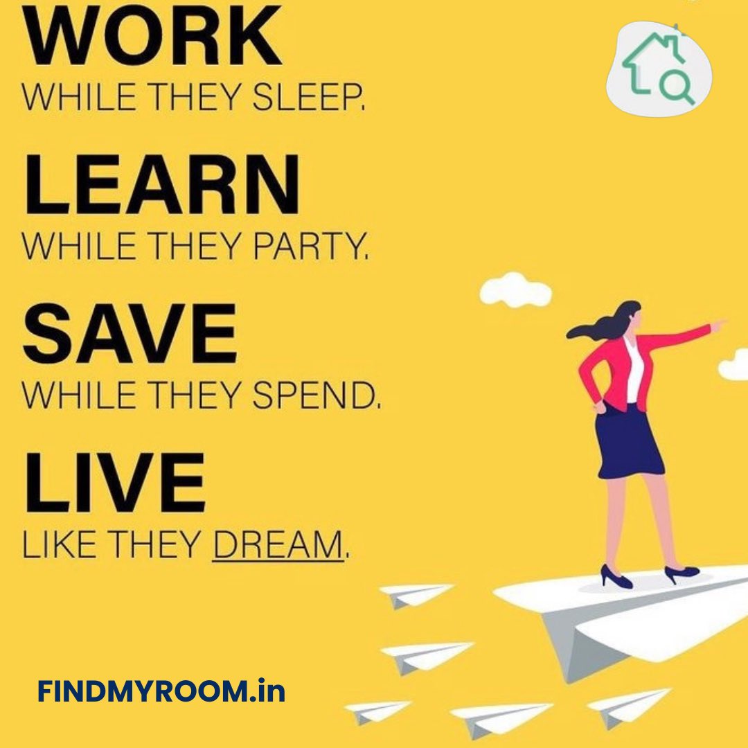 To achieve something in life, we have to work hard. It may ask for some extra time from us. We may have to sacrifice a few things too, such as sleeping for long hours, regularly partying, keeping a distance from unwanted expenses, and a few more.

Visit-findmyroom.in