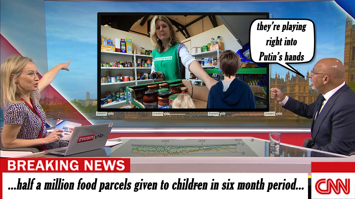 How dare they
#ToryCostOfGreedCrisis #EnoughlsEnough #Food #PennyMordaunt #foodbanks #FoodPantries #ToriesOut #NadhimZahawi