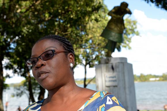 ASCLeiden's tweet photo. Spotlight on Santomean poet and journalist Maria da Conceição de Deus Lima, also known as Conceição Lima, born on 8 December 1961. She is featured in our #LibraryWeekly https://t.co/8ZoDFh8HqW https://t.co/u58Cx1YFO2