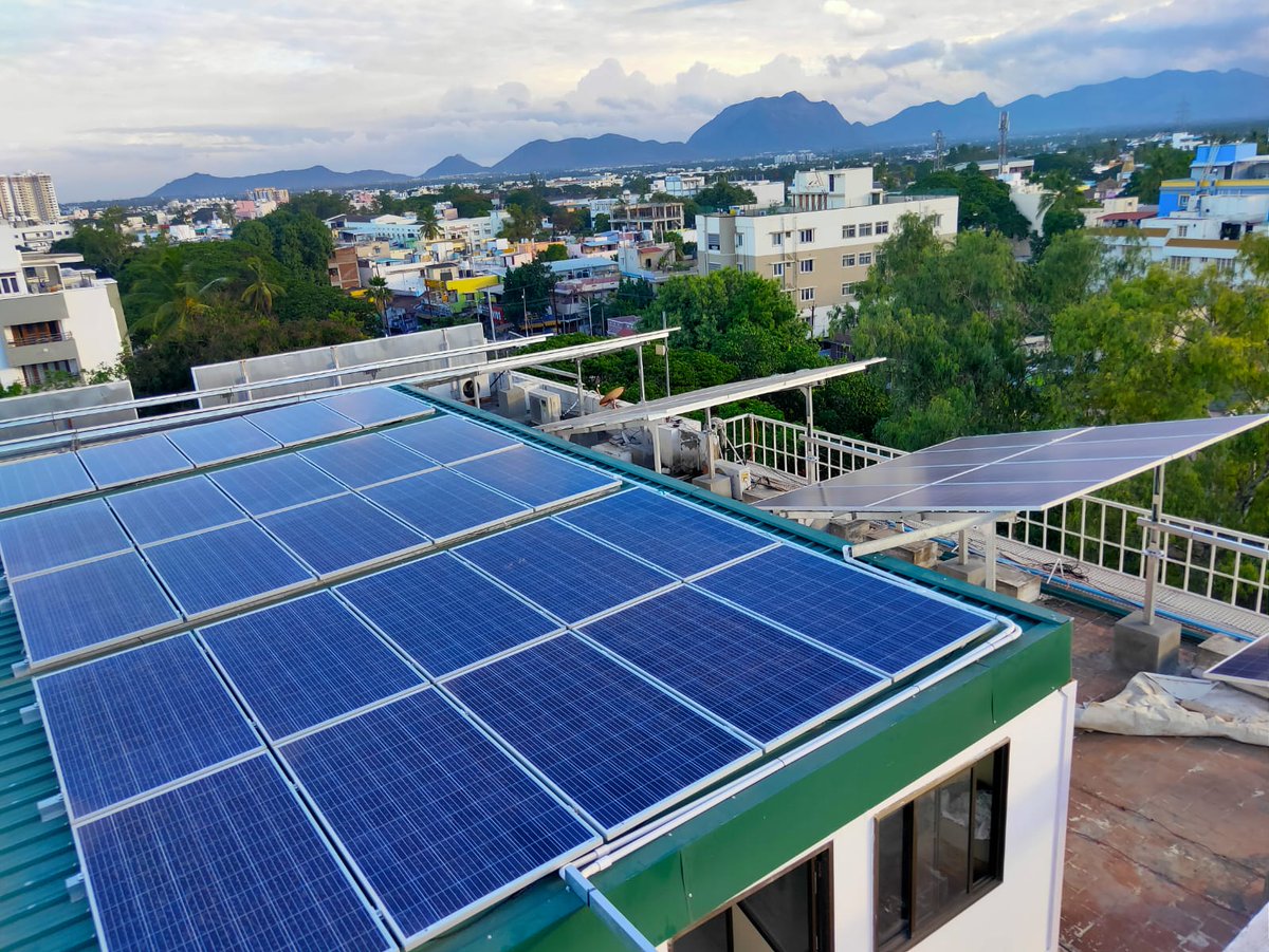 Devsolar_'s tweet photo. We have successfully Installed and Commissioned 40KW Solar On Grid System to our Customer.

#devsolar #renewableenergy #solarsystem #solarpowerplant #solarpowergeneration #GoGreen https://t.co/kNtWq3PP0p