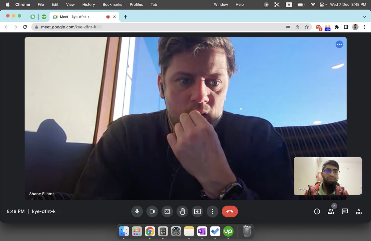While in a meeting with a UK client yesterday. There was an issue with VAT submission. Now, this is how I constantly meet new people. #bookkeeping #UK #accounting #UKVAT #Xero