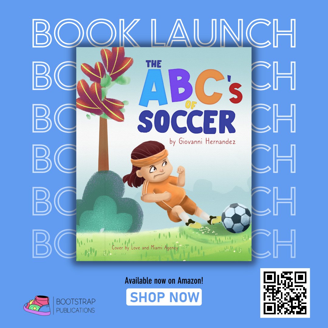 bybootstrap's tweet photo. A kick-off to a great adventure! Join us in celebrating the launch of this new children's book about soccer! The ABCs of Soccer is now available on Amazon!

#bootstrappublications #childrens #book #soccer #worldcup #bookstagram #picturebook #childrenspicturebooks #football #goal https://t.co/GHRyLAbm4e