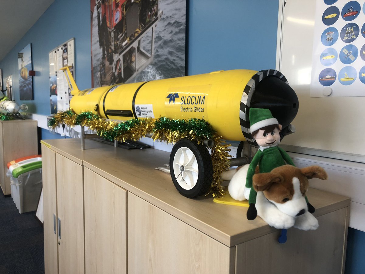 It’s been a busy day in the <a href="/NOCnews/">National Oceanography Centre</a> MRIC today as the newest members of the team, Ernie and Ruffdolph, are getting ready to send their glider out on its latest mission! Good luck both! #marine #robotics #innovation