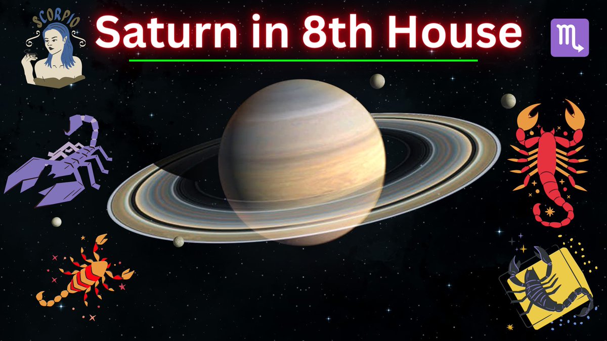 21 FACTs of 'Saturn in 8th House/Scorpio' 🦂💯🔥 A Thread 🧵📌 (1/22
